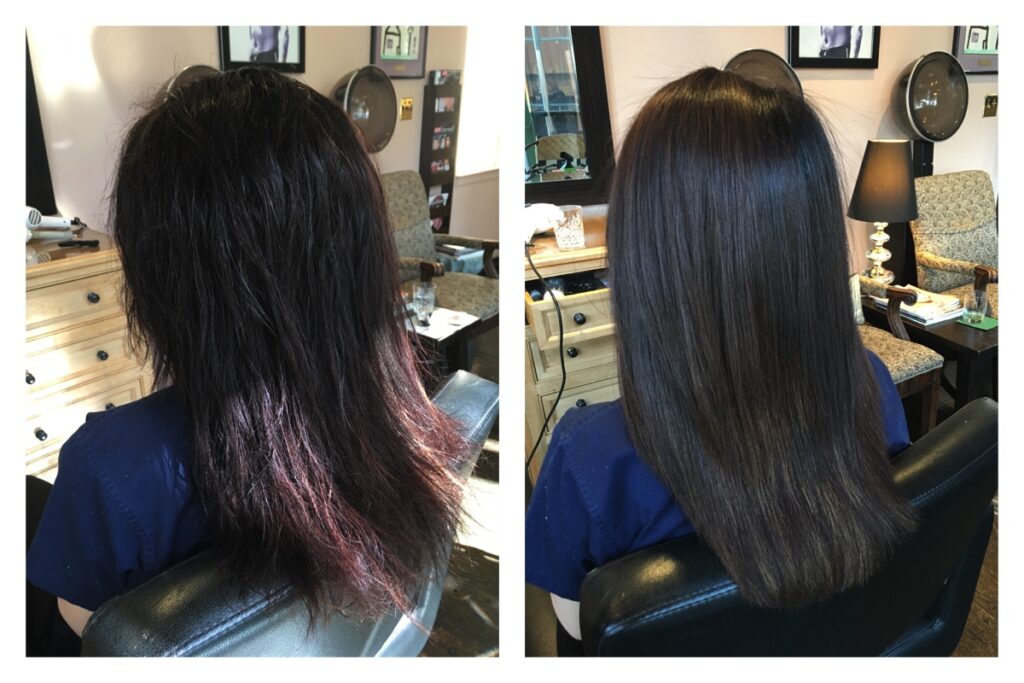 Keratin treatment for thin hair